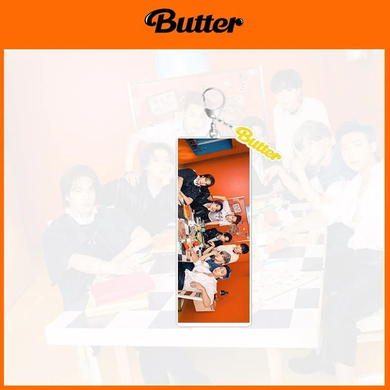 방탄소년단 Butter Photo Keychain