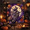 Witch Framed Special Shape Diamond Painting Kit 25x25cm for Adults