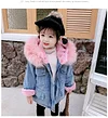 Kid Baby Girl Winter Denim Jacket Denim Coat