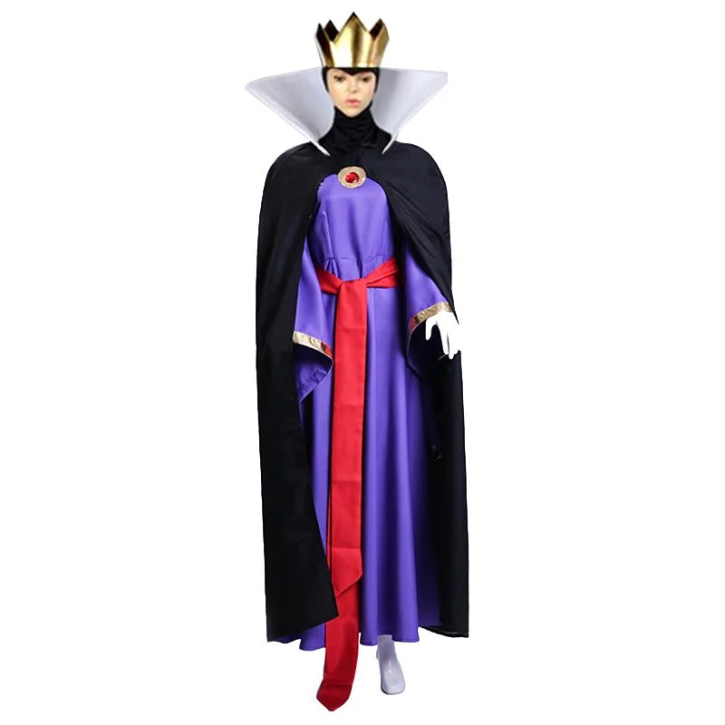 1937 Movie Snow White and the Seven Dwarfs Evil Queen Cosplay Costume