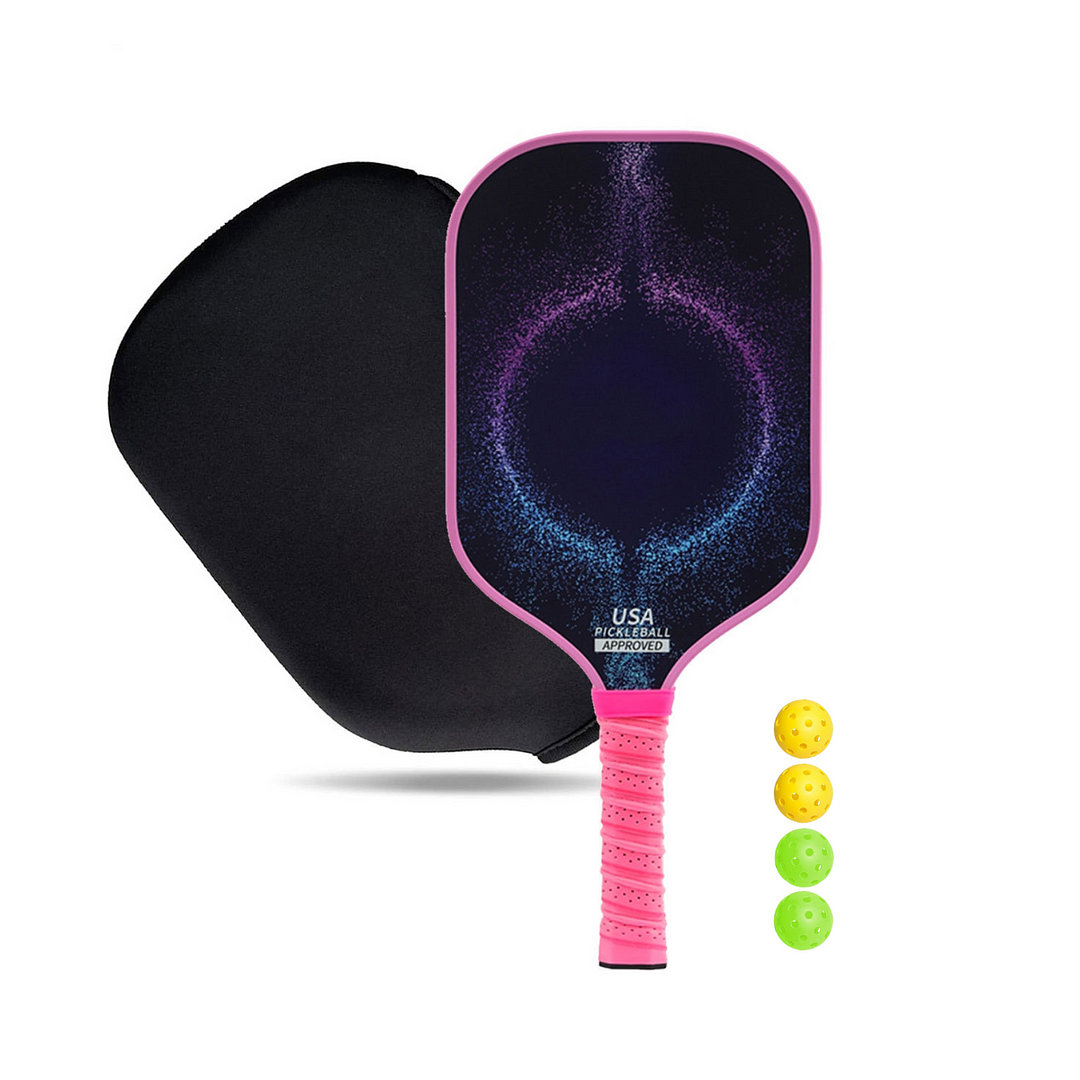 Original Paddle (16mm) T700 Sandblasted Carbon Fiber-Colorful Chaos