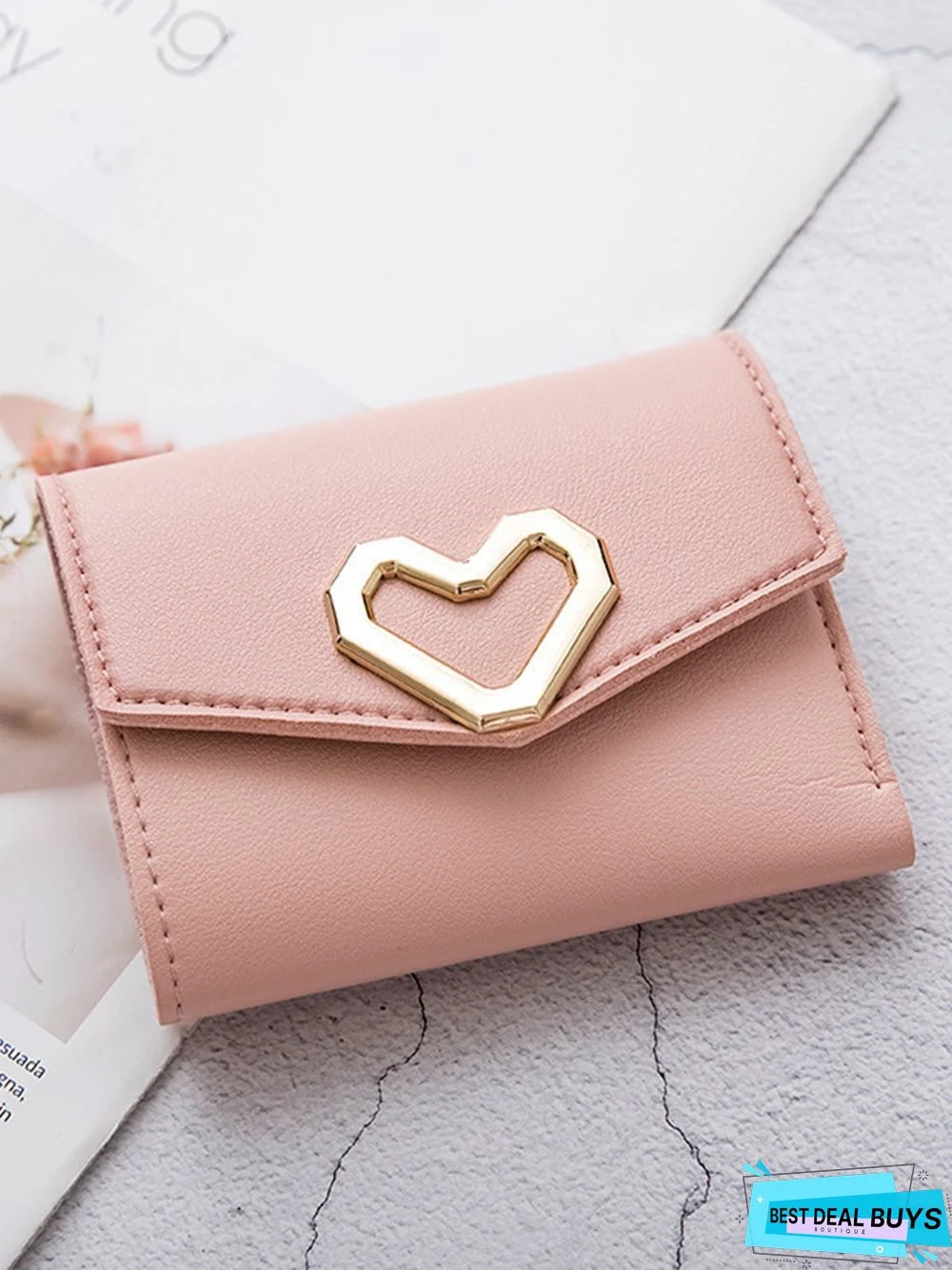 Valentine's Day Heart Multi-Layered Card Holder Wallet