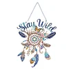 DIY Acrylic Special Shape Diamond Painting Dreamcatcher Letter Ornaments Hanging Kit
