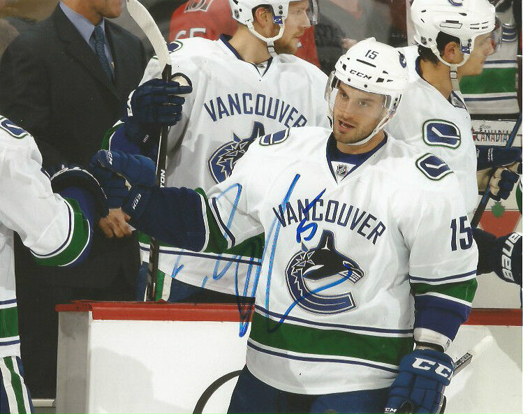 Vancouver Canucks Brad Richardson Autographed Signed 8x10 NHL Photo Poster painting COA D