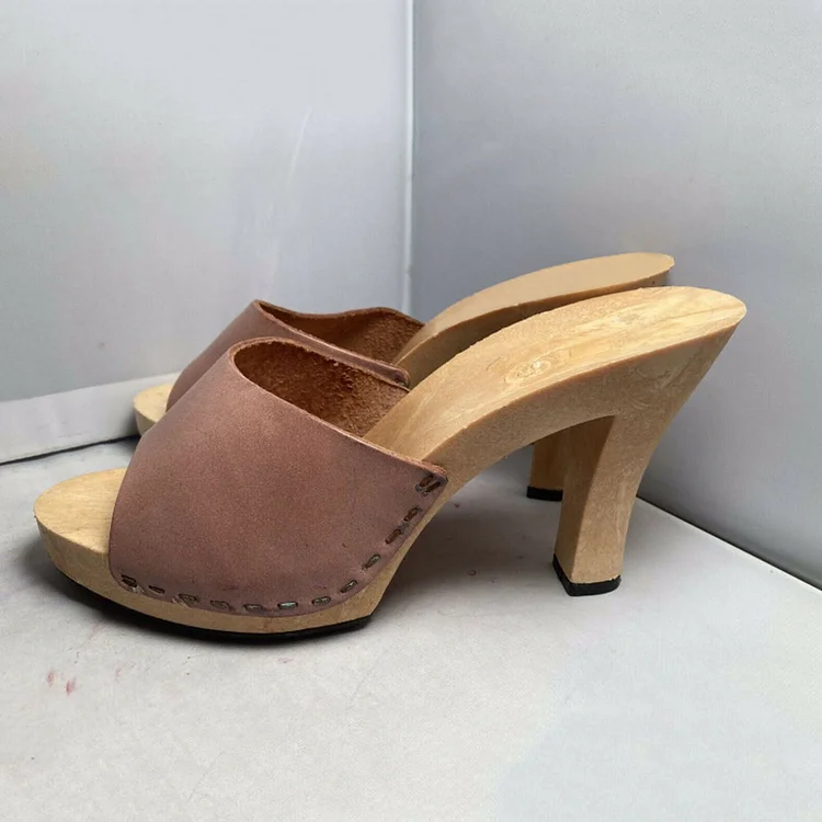 Custom Made Mule Heels for Women |FSJ Shoes