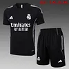 2025/2026 Real Madrid pre-match training Black Shirt+Shorts 1:1 Thai Quality