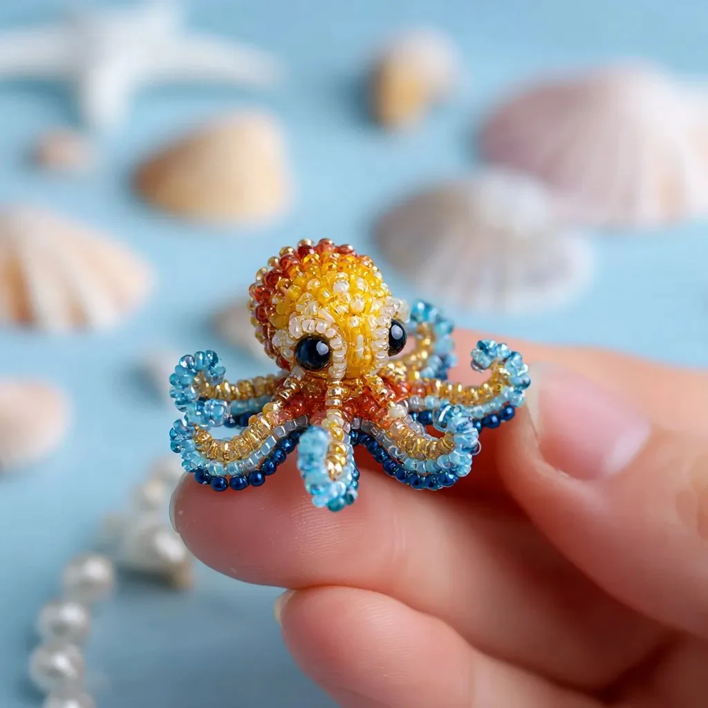 🔥Hot Sale 49% Off🔥Octopus Bead Embroidery Kit 