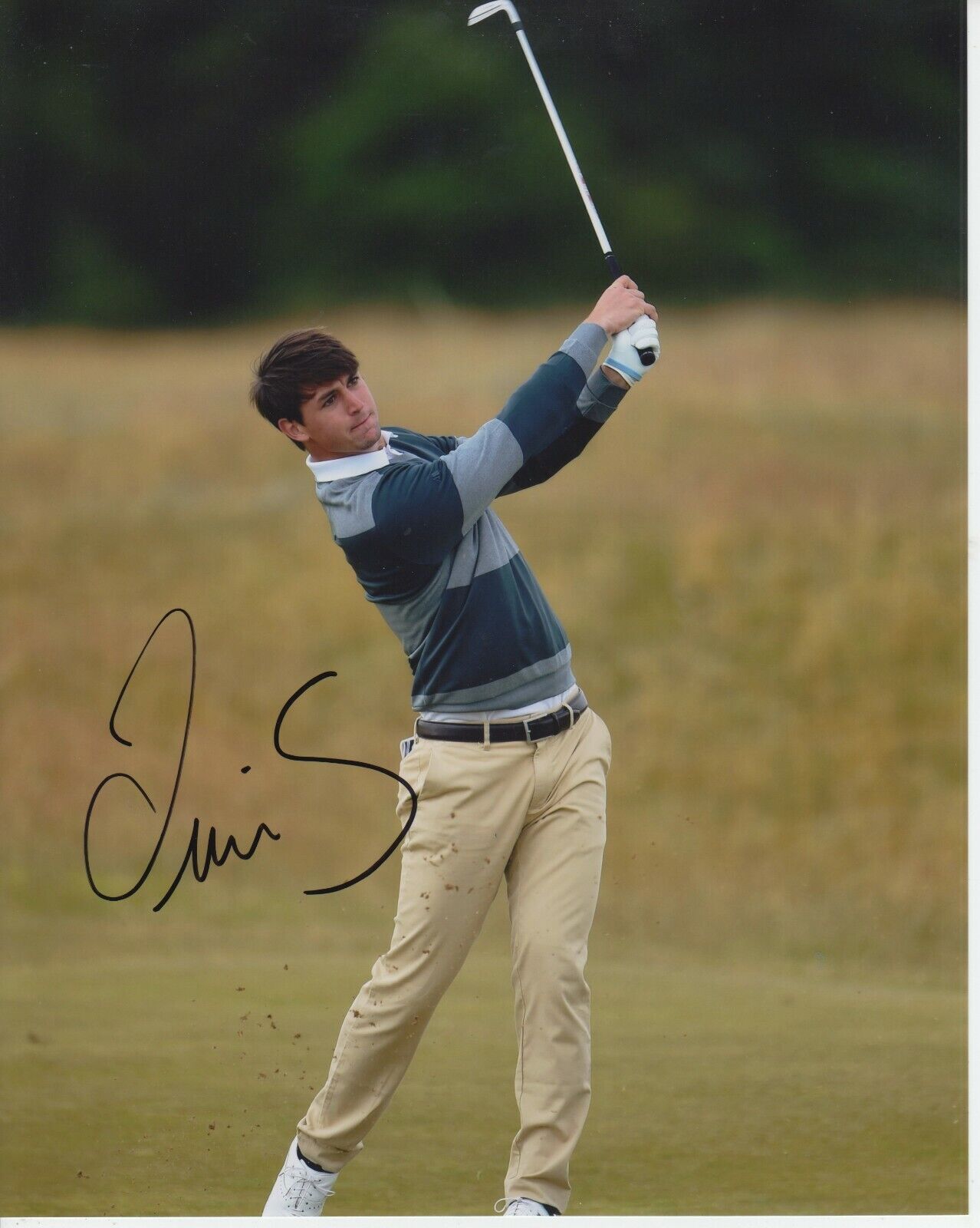 Ollie Schniederjans 8x10 Signed Photo Poster painting w/ COA Golf #1