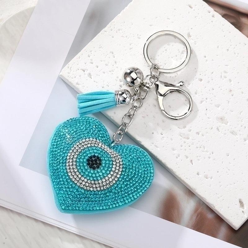 Vintage Style Minimalist Eye Pu Leather Keychain