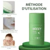 Masque Au Th&eacute; Vert Nettoyage Des Pores Et &Eacute;limination Points Noirs