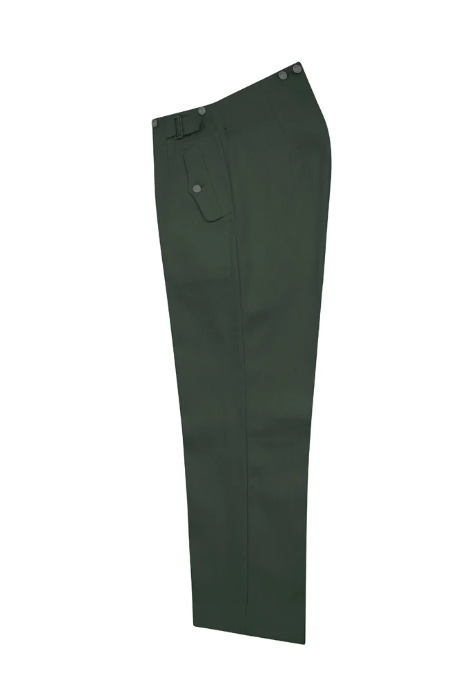   Luftwaffe German Summer HBT Reed Green Drill Flight Trousers German-Uniform