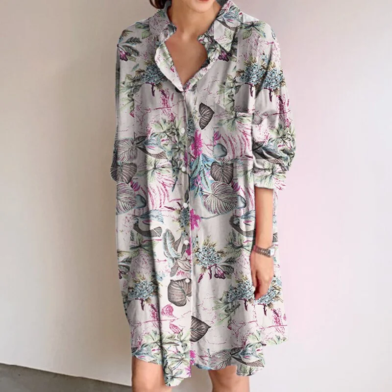 Checked Shirt Dress Long Sleeve Plaid Mini Vestidos Women Summer Sundress ZANZEA 2022 Kaftan Female Casual Floral Robe