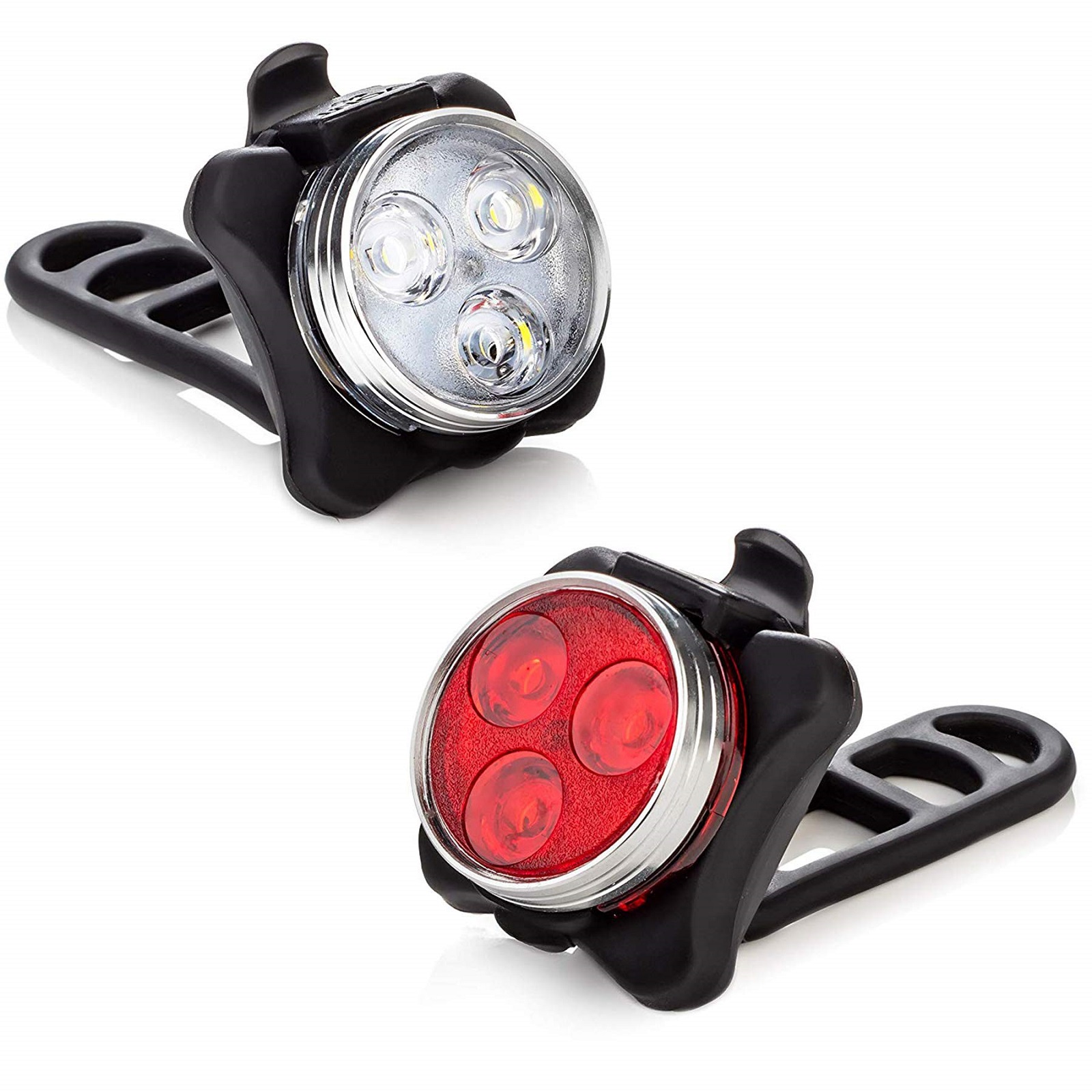 

USB Rechargeable Bicycle Tail Light Mountain Bike Front Light Night Safety, 501 Original