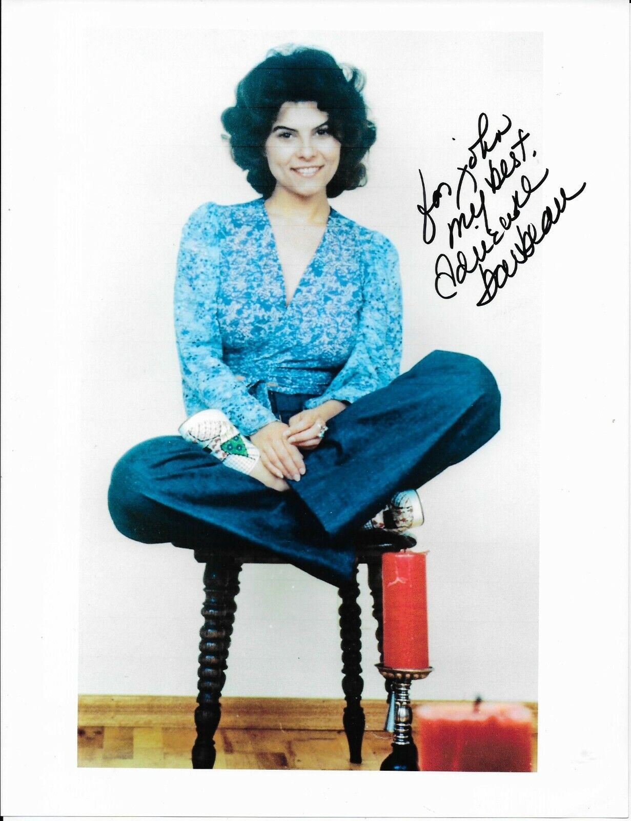 Adrienne Barbeau Original Autographed 8X10 Photo Poster painting