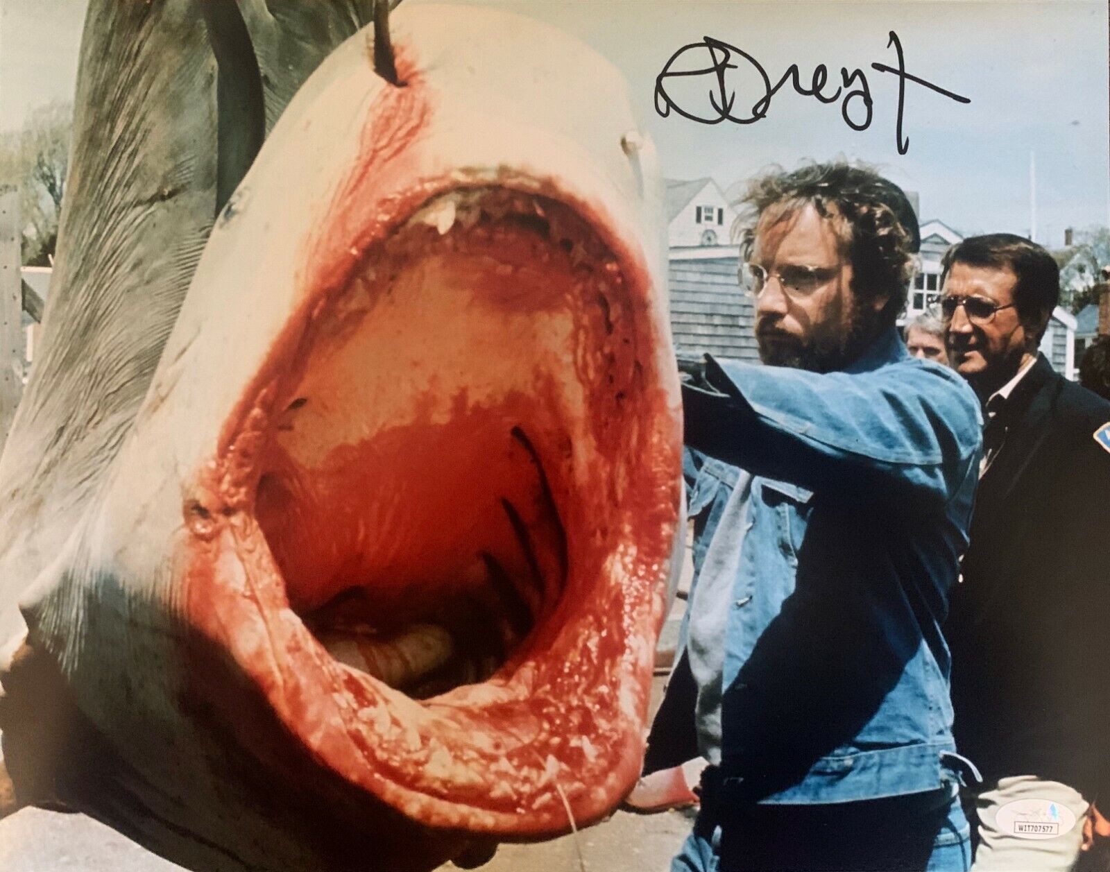 Richard Dreyfuss autographed signed 11x14 Photo Poster painting Jaws JSA Witness Hooper