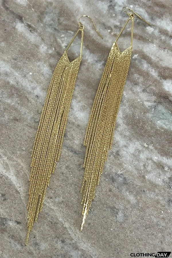 Vintage Long Tassel Earrings