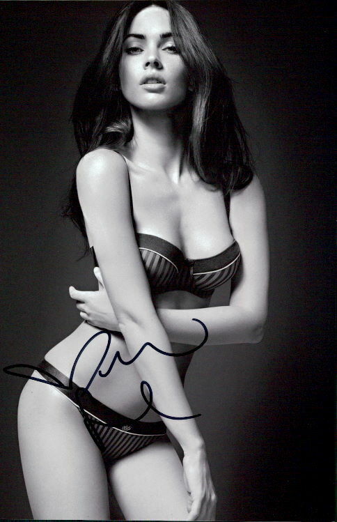 Megan Fox signed 8x10 Photo Poster painting in-person