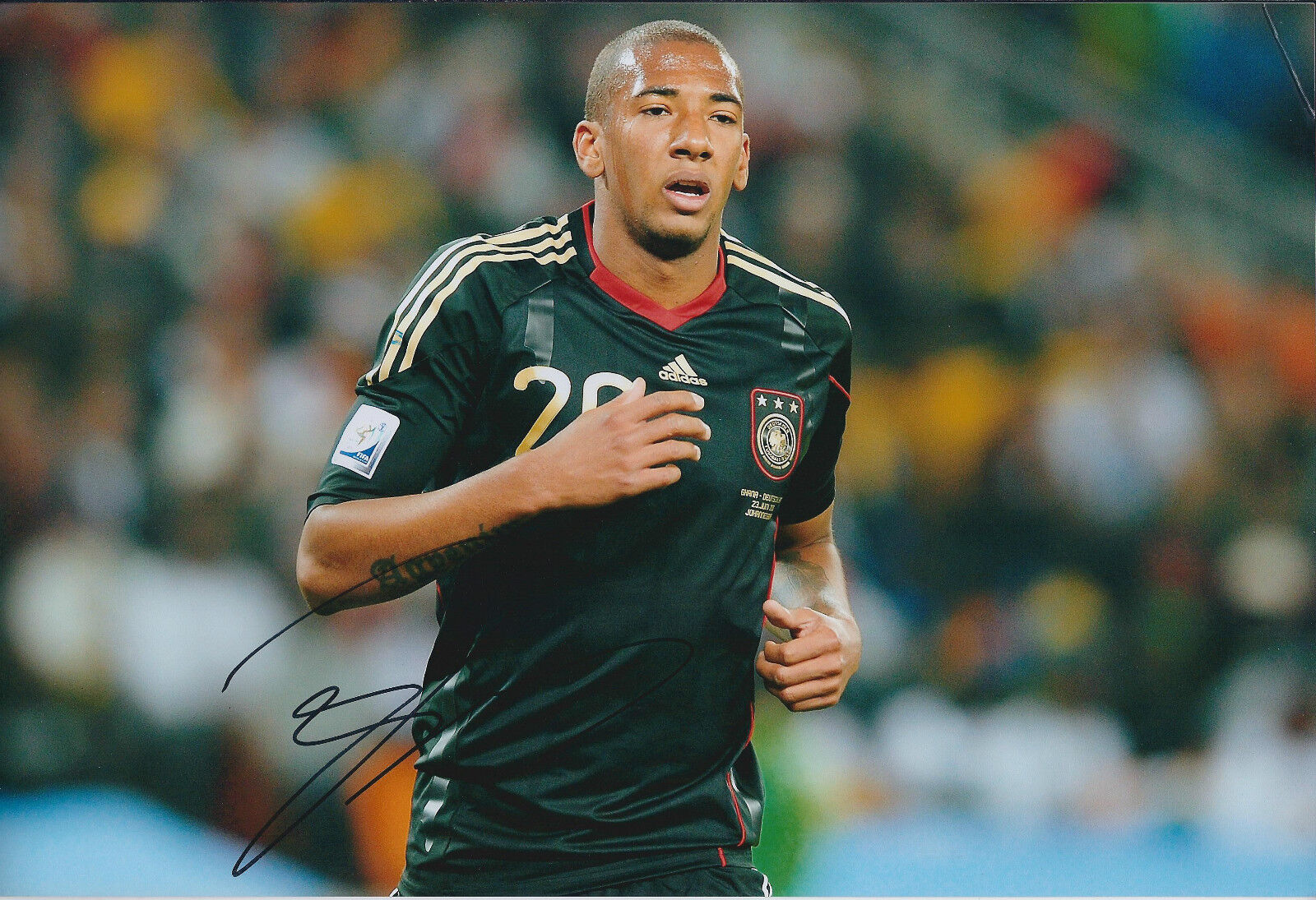 Jerome BOATENG Signed Autograph 12x8 Photo Poster painting AFTAL COA GERMANY Genuine