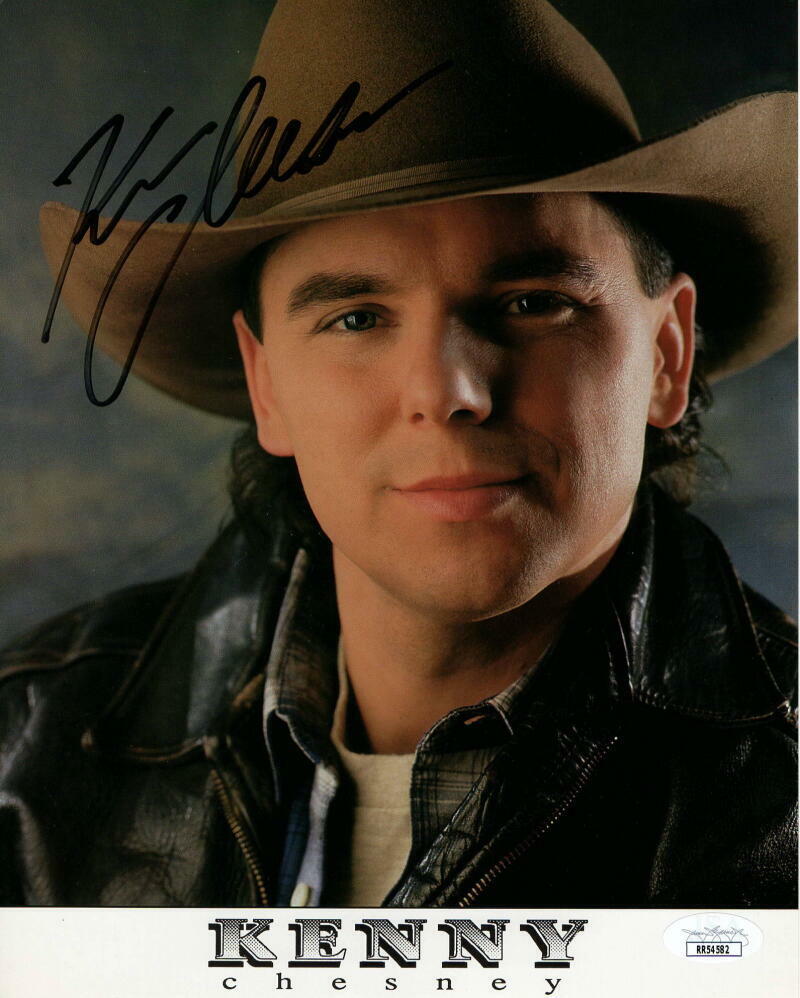 KENNY CHESNEY SIGNED AUTOGRAPH 8X10 Photo Poster painting - COUNTRY MUSIC SUPERSTAR RARE! W/ JSA