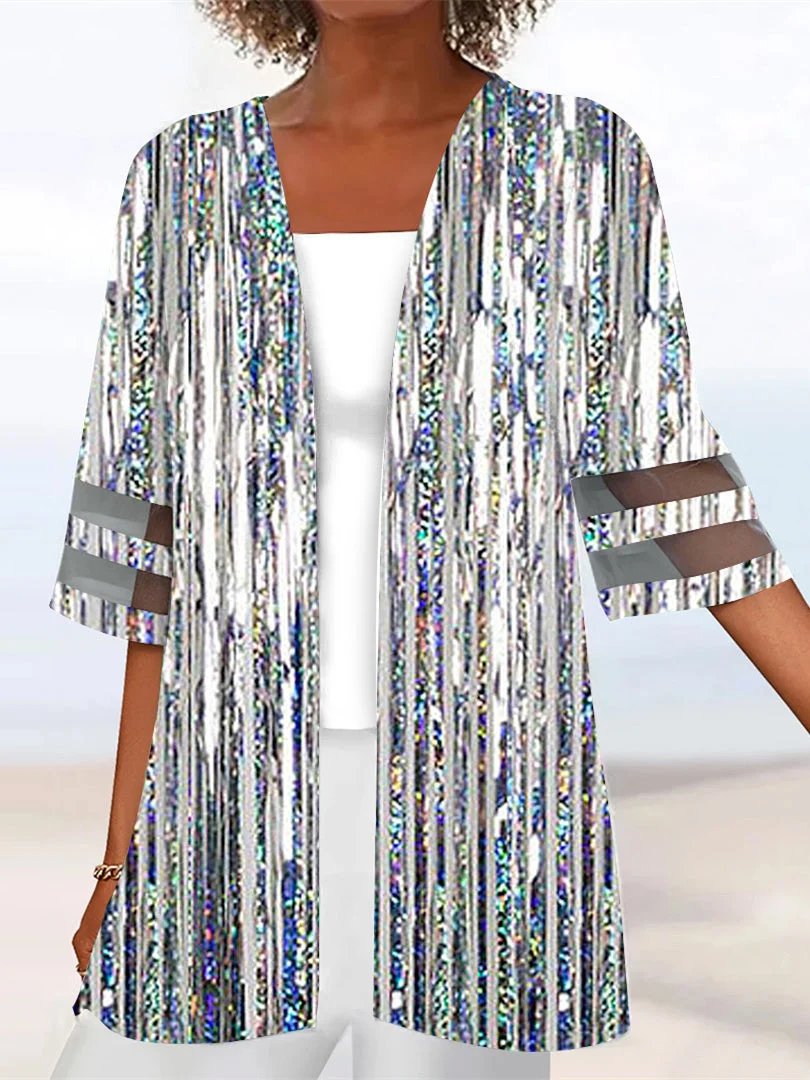 Women Half Sleeve Scoop Neck Printed Graphic Two-Pieced Tops