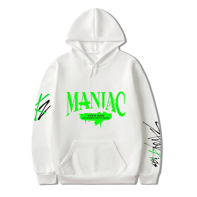 Stray Kids MANIAC Creative Print Hoodie
