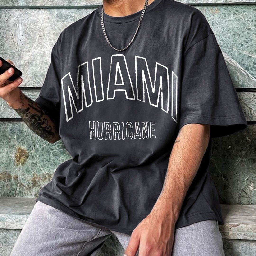 Miami Print Short Sleeve T-Shirt