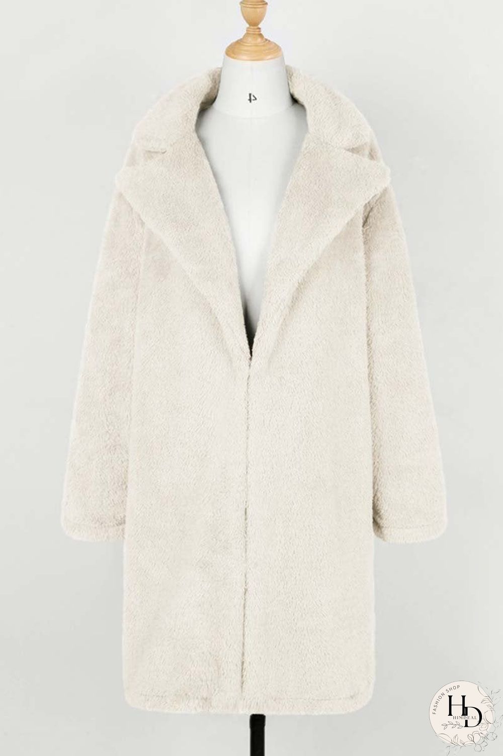 Lapel Cardigan Long Winter Coat(3 Colors)