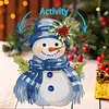Snowman DIY Acrylic Shaking Head 5D DIY Diamond Art Tabletop Ornament Home Decor