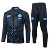 25/26 Napoli dark gray long zipper  Training Jacket Set