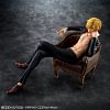 POP Scale Second Edition Sanji Sitting on Sofa - ONE PIECE Official Statue - MegaHouse