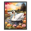 Swan - 11CT Stamped Cross Stitch 40*50cm/15.75*19.69in