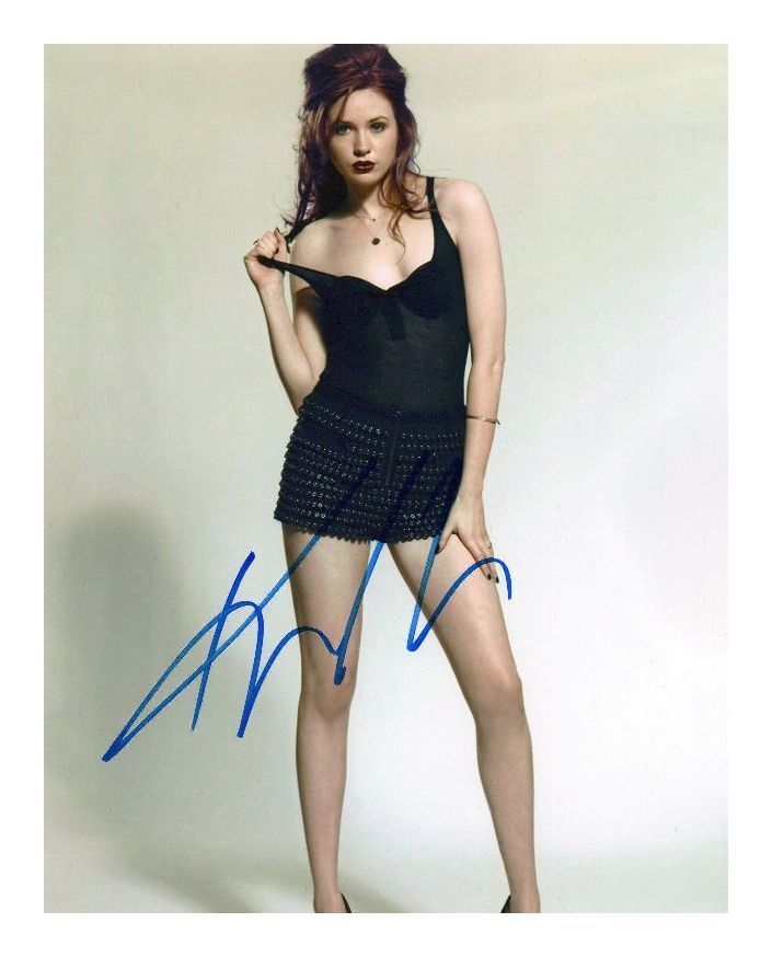 KAREN GILLAN AUTOGRAPHED SIGNED A4 PP POSTER Photo Poster painting PRINT 2