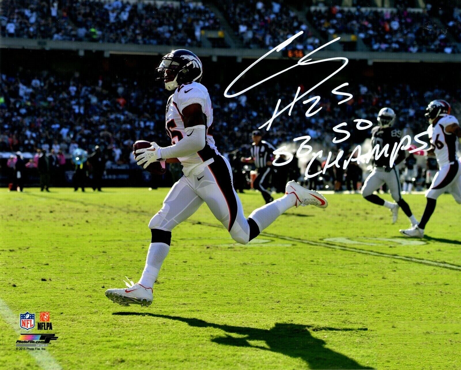 Chris Harris Jr Autographed Signed 8x10 Photo Poster painting ( Broncos ) REPRINT