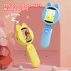 Kids Cat Shape Digital Magnifying Glass 2.0Inch Handheld Microscope for Kid Gift