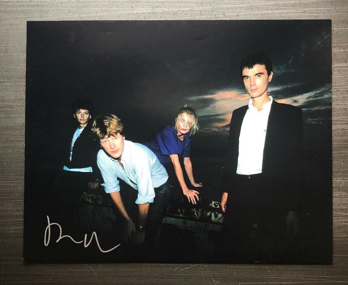 * DAVID BYRNE * signed autographed 11x14 Photo Poster painting * THE TALKING HEADS * PROOF * 8