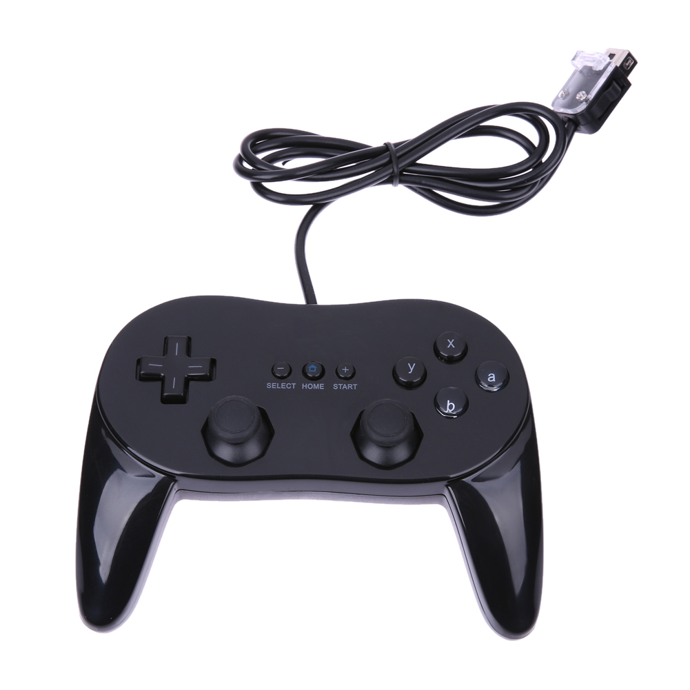 

New Pro Classic Game Controller Pad Console Joypad For Nintendo Wii Remote, Black, 501 Original