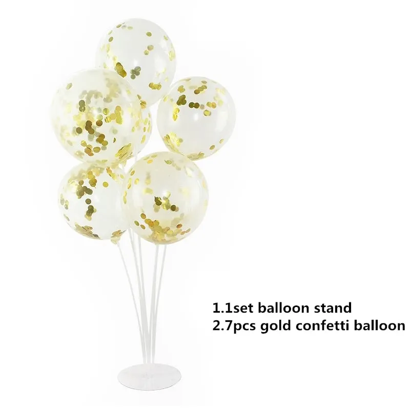 1 Set Balloons Holder Column Stand Holder Stickers for Wedding Kids Birthday Party Baby Shower Decoration Balloon Accessories