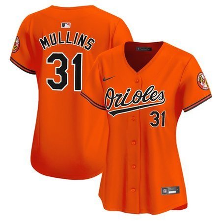 Women's Baltimore Orioles Cedric Mullins  Orange Home Limited Player Jersey