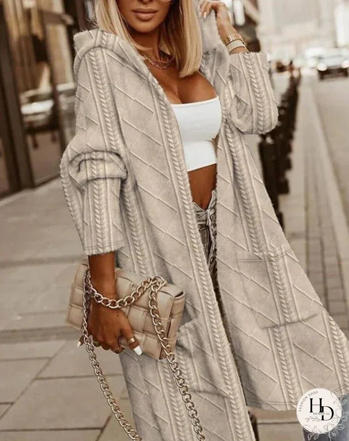 Jasmine Cosy Hooded Cardigan