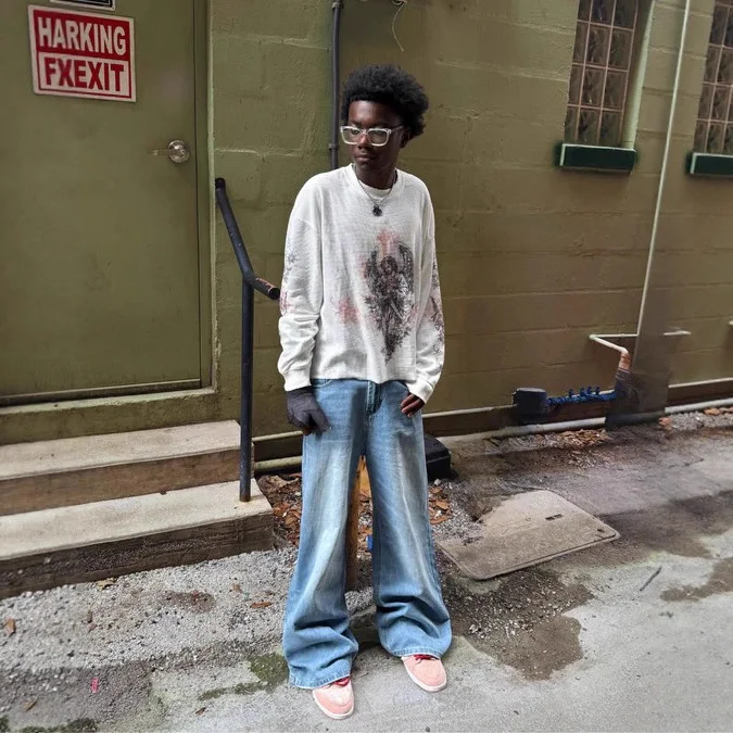 Athvotar Athvotar Aesthetic Retro T-Shirt Small Vest Letter-Print Pattern Girl Body Short Sleeve Cool