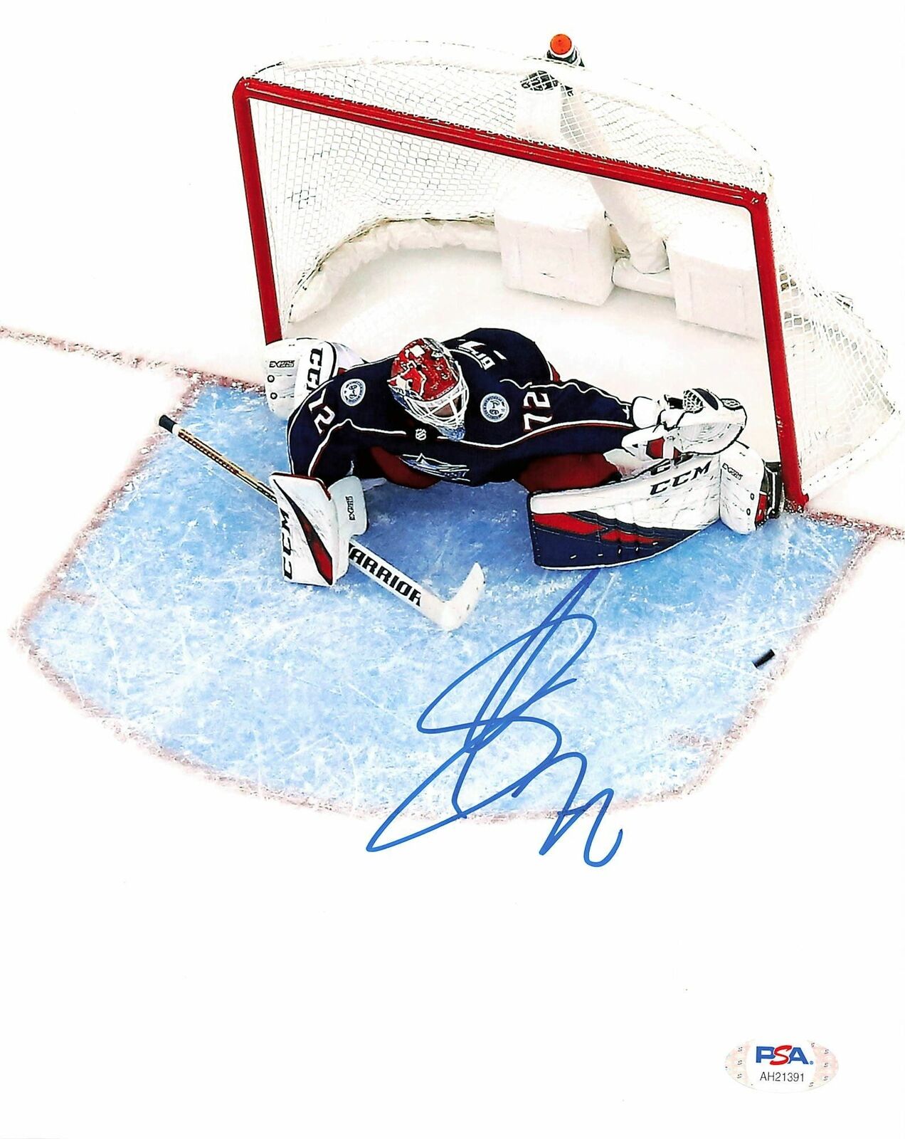 Sergei Bobrovsky signed 8x10 Photo Poster painting PSA/DNA Columbus Blue Jackets Autographed