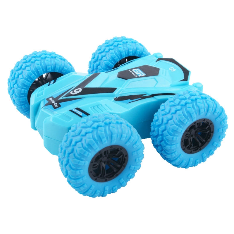 Children’s Four-wheel Drive Inertia Car Double-sided Off-road Vehicle Fall-resistant Stunt Racing Model Boy Gift Toy Stall