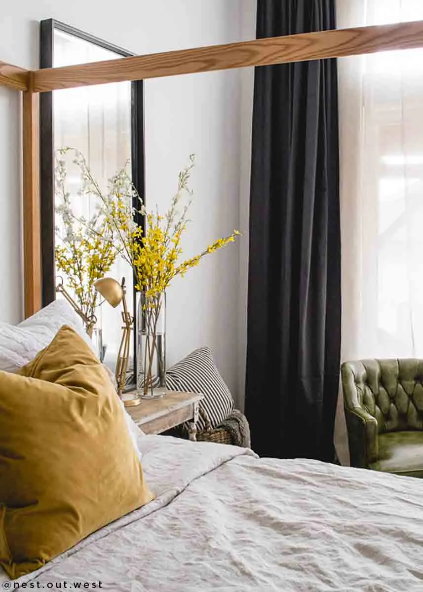 Artificial Forsythia Branch in Yellow - 38"