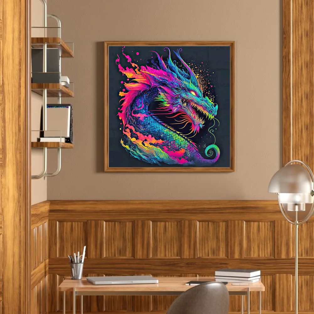 Diamond Painting - Full Round Drill - Dragon(30*30cm)