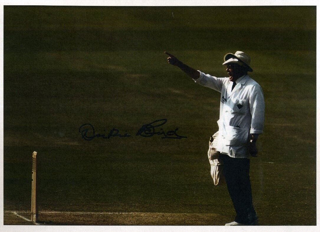 DICKIE BIRD Signed Photo Poster paintinggraph - Legendary Cricket Umpire - preprint