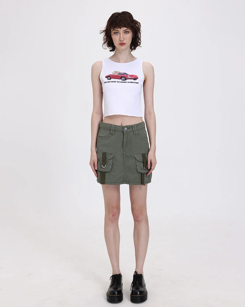 Cargo Triple Ribbin Skirt