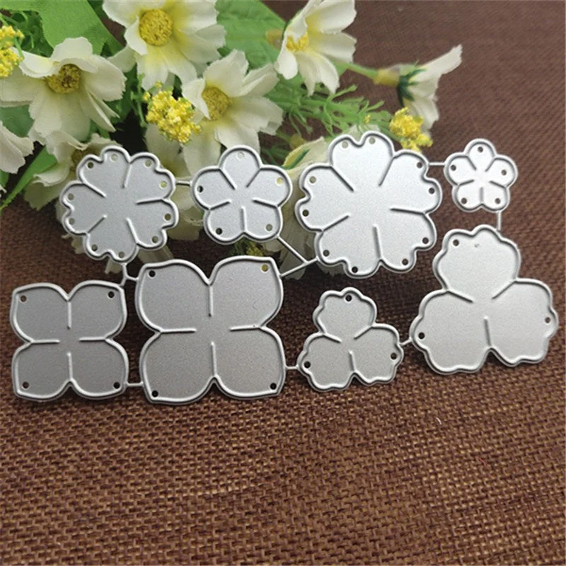 Flowers Metal Cutting Dies for DIY Scrapbooking Album Paper Cards Decorative Crafts Embossing Die Cuts