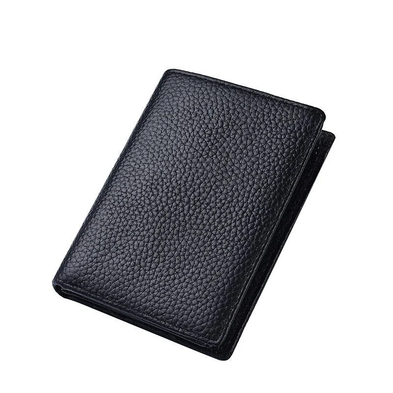 PURDORED 1 Pc  Slim Men Wallet Vintage Business Card Holder Wallet Thin  Driver License Bag Dollar Money Bag Portomonee Carteria