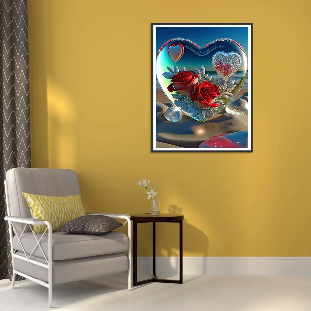 Diamond Painting - Full Round Drill - Beach Love(30*40cm)