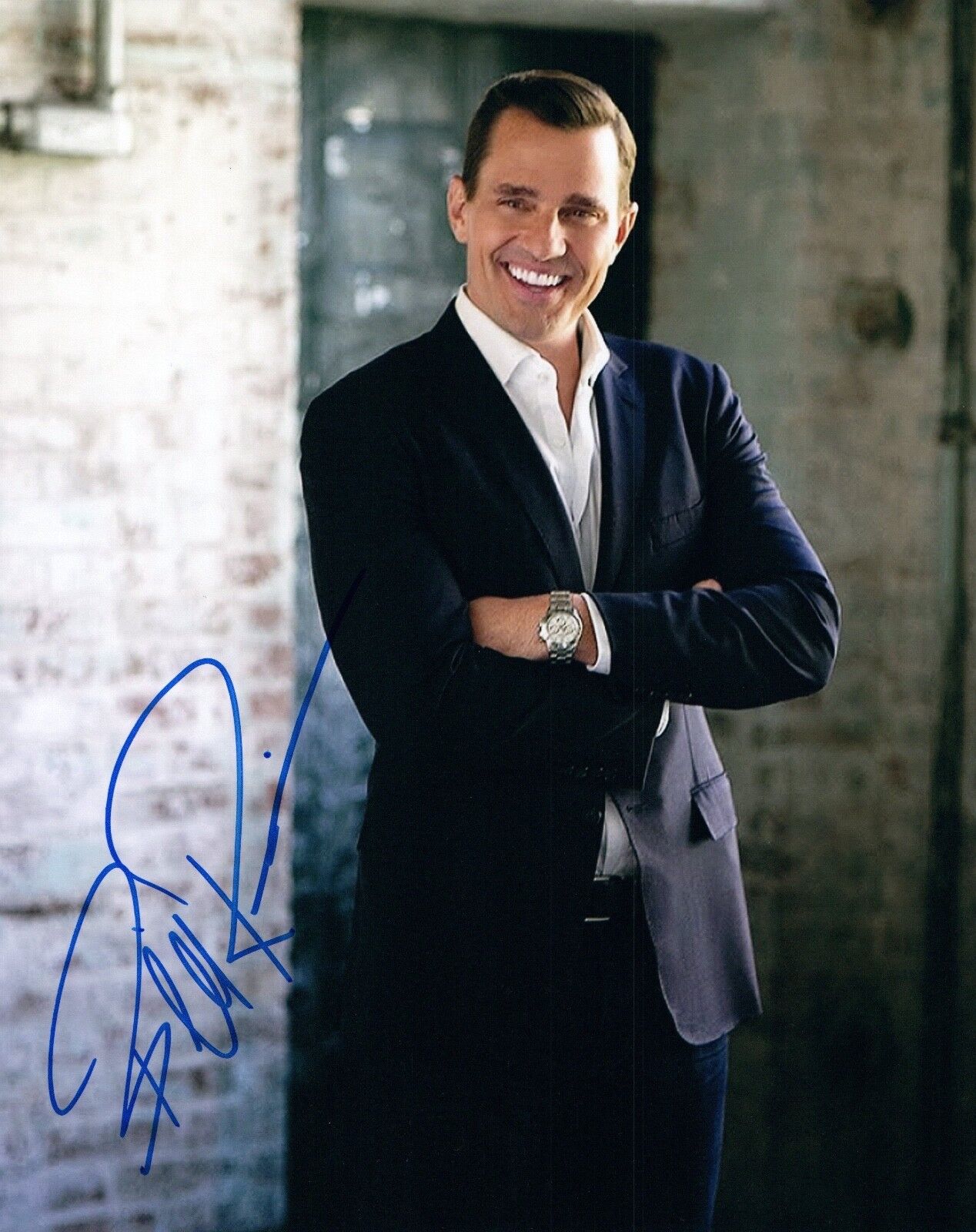 Bill Rancic Signed Autograph 8x10 Photo Poster painting The Apprentice Giuliana and Bill COA VD